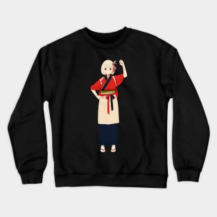 chisato maid Crewneck Sweatshirt